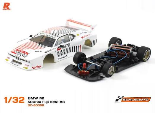 Scaleauto SC-6039R BMW M1 Gr.5 500 Km Fuji 1982 n.1 Team Seelex
