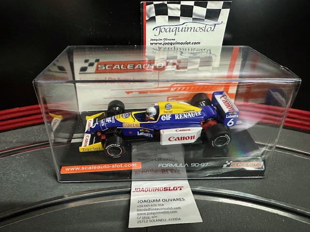 Scaleauto SC-6269 Formula 90-97 - 1990 White/ Blue #6