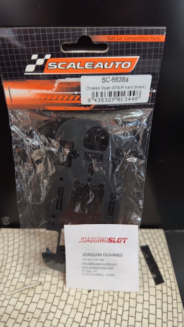 Scaleauto SC-6638a Chassis Viper Gts R Hard Negro