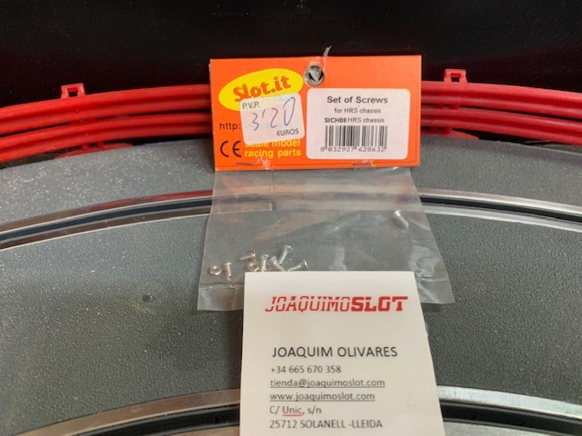 Slot.it SICH08 Set de Tornillos Para HSR Chassis