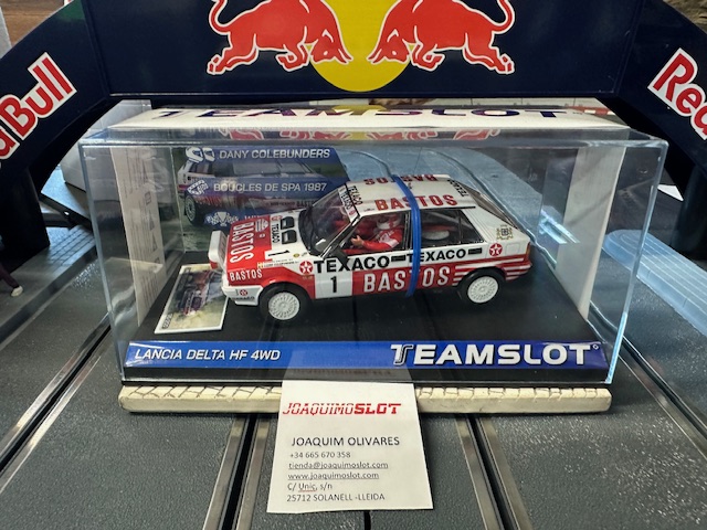 Teamslot SRE38 Lancia Delta HF 4WD Rally Boucles Spa 1988