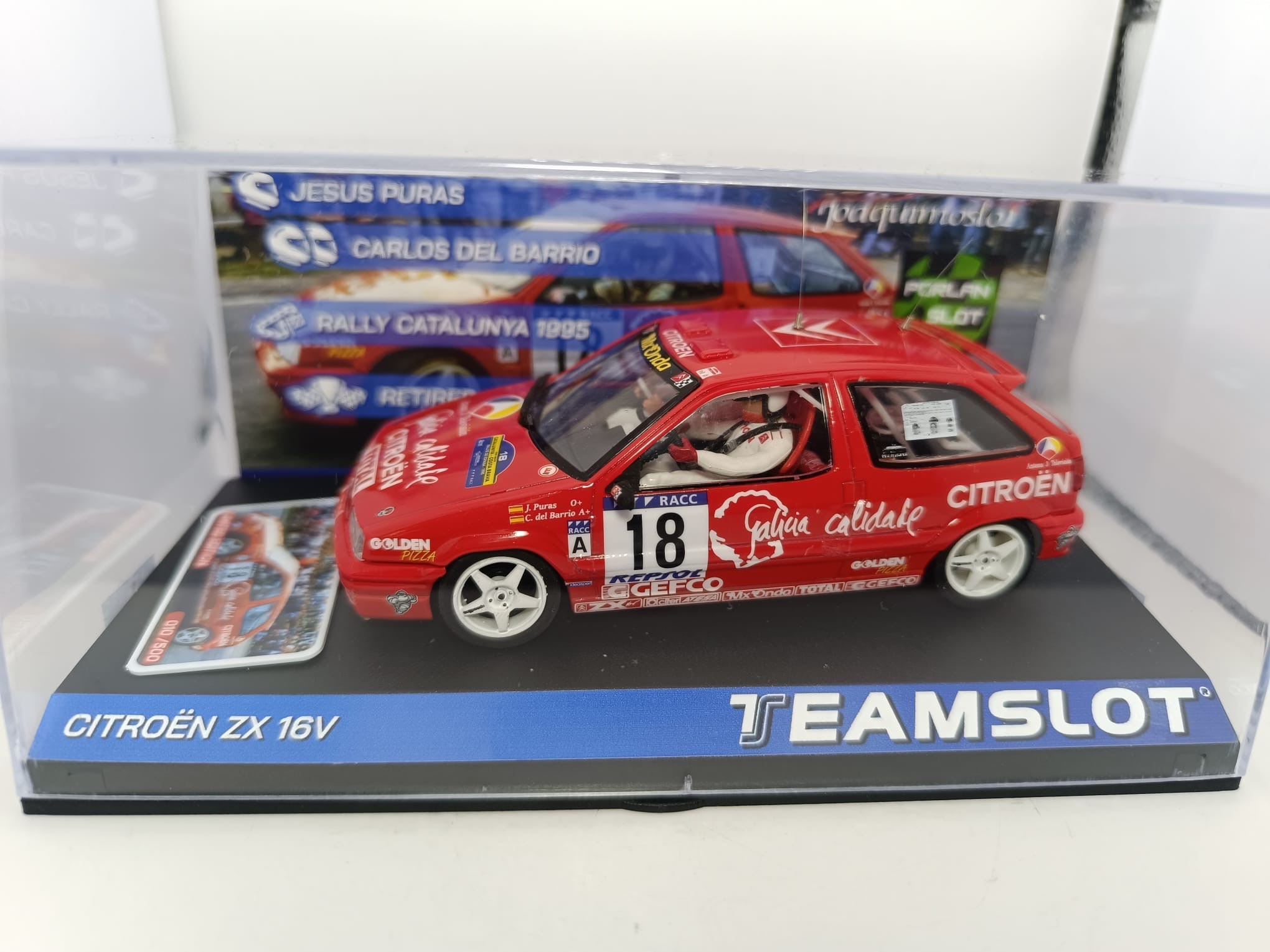 Teamslot SRE43 Citroën Zx 16V Car Rally Caja Catalunya 95