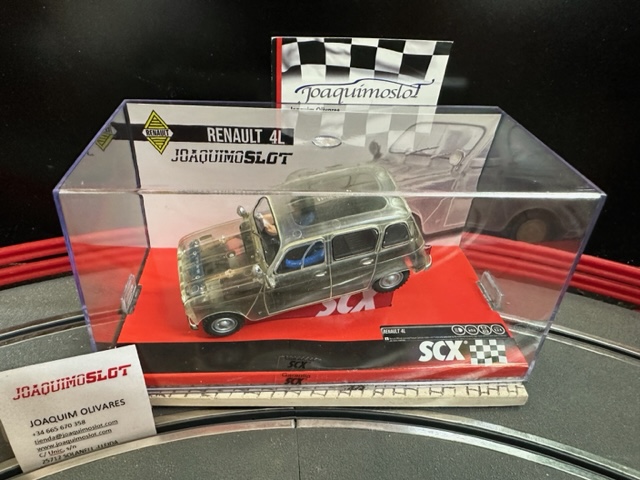 Renault 4L Transparente Coche Edición Esp 25 unid JOAQUIMOSLOT