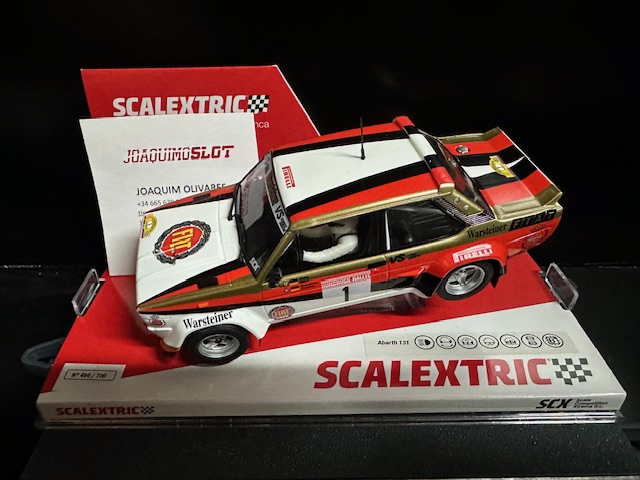 Scalextric U10531S300 Fiat Abarth 131 Rally Hunsruck 1980 Lim.ed