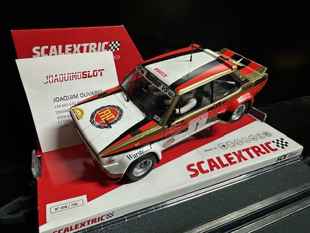 Scalextric U10531S300 Fiat Abarth 131 Rally Hunsruck 1980 Lim.ed