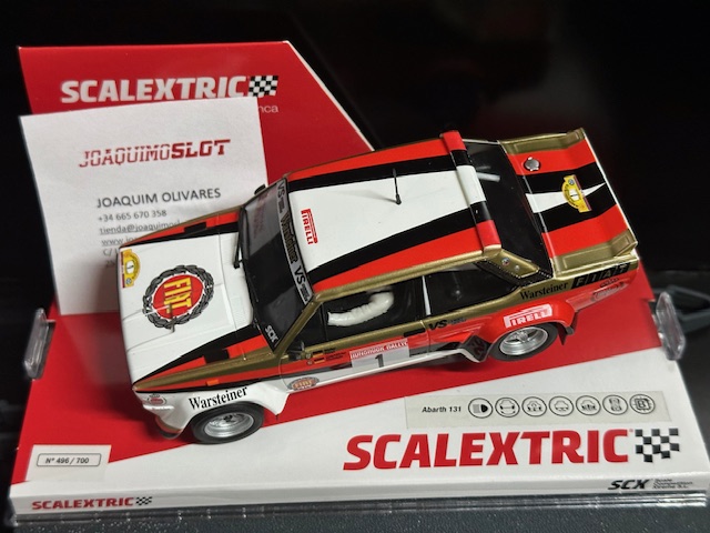 Scalextric U10531S300 Fiat Abarth 131 Rally Hunsruck 1980 Lim.ed