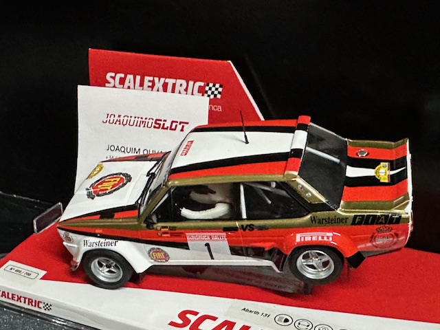 Scalextric U10531S300 Fiat Abarth 131 Rally Hunsruck 1980 Lim.ed