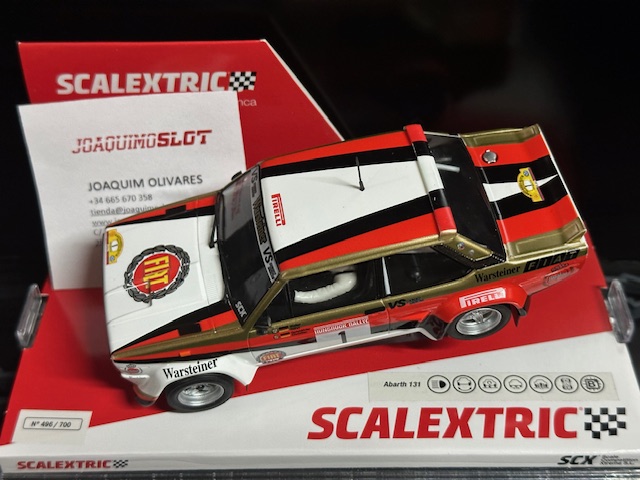 Scalextric U10531S300 Fiat Abarth 131 Rally Hunsruck 1980 Lim.ed