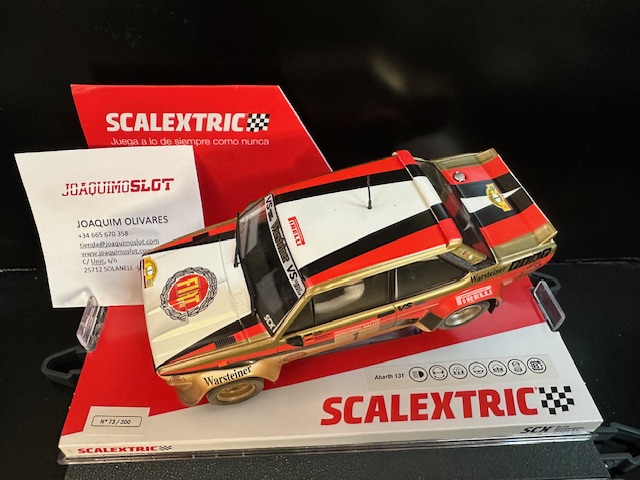 Scalextric U10532S300 Fiat Abarth 131 Rally Hunsruck 1980 Lim.ed