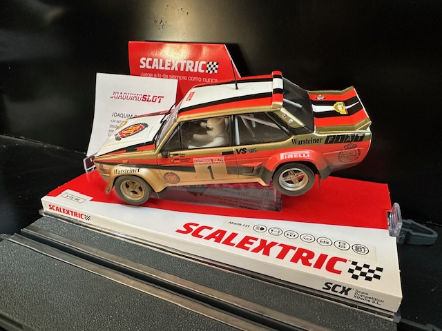 Scalextric U10532S300 Fiat Abarth 131 Rally Hunsruck 1980 Lim.ed