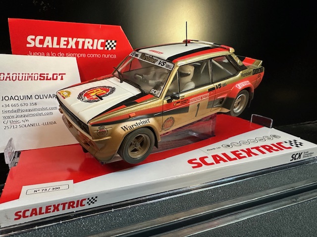 Scalextric U10532S300 Fiat Abarth 131 Rally Hunsruck 1980 Lim.ed