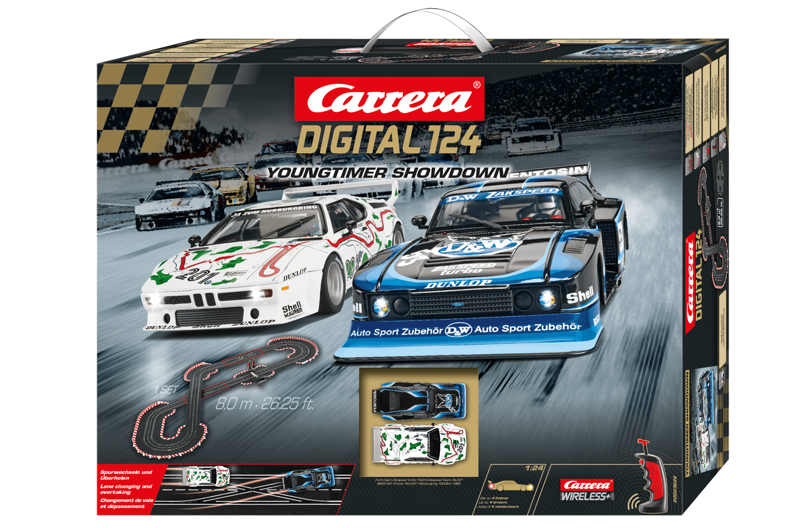 Carrera Digital 1/24 23631 Start Your Engines 1/24 Slot Racing Set -  Wireless
