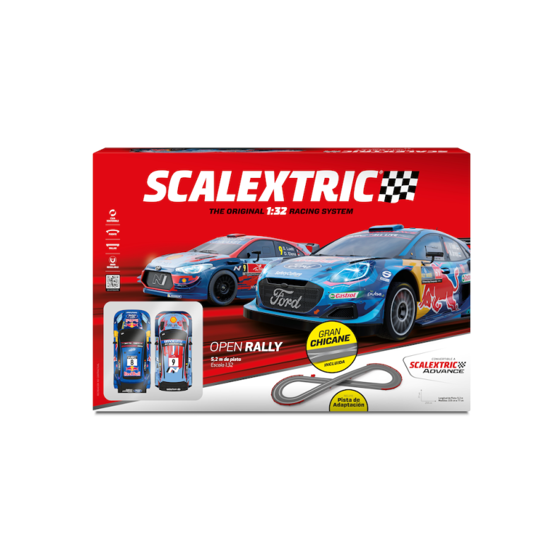 Scalextric U10543S500 Circuito Open Rally Set
