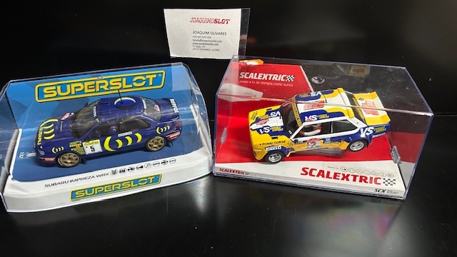 Lote rallye2 Subaru Superslot & Abarth 131 Scalextric