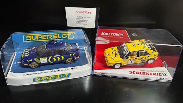 Lote rallye4 Subaru Superslot & Scalextric Lancia Delta Servia
