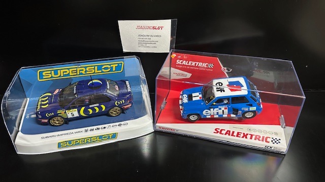 Lote rallye5 Subaru Superslot & Scalextric Renault R5 Ragnotti