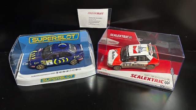 Lote rallye6 Subaru Superslot & Scalextric Lancia Delta HF Integ