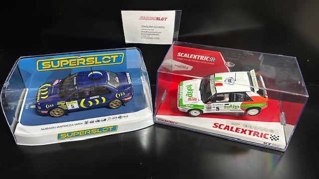 Lote rallye7 Subaru Superslot &  Scalextric Lancia DeltaToTip