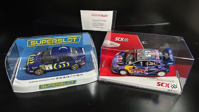 Lote rallye8 Subaru Superslot &  Scalextric Ford Puma Loeb