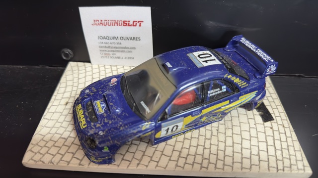 Scalextric carroceria usada  Subaru wrc