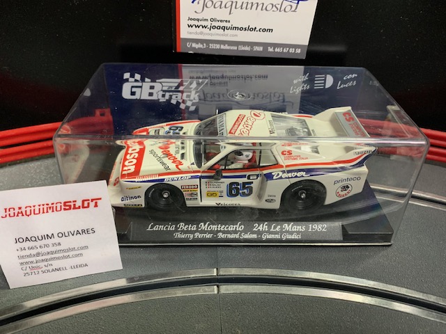 gb track 07501 lancia beta montecarlo #65 24h le mans 1982