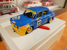 brm renault 8 gordini michelin yellow/blue # 23