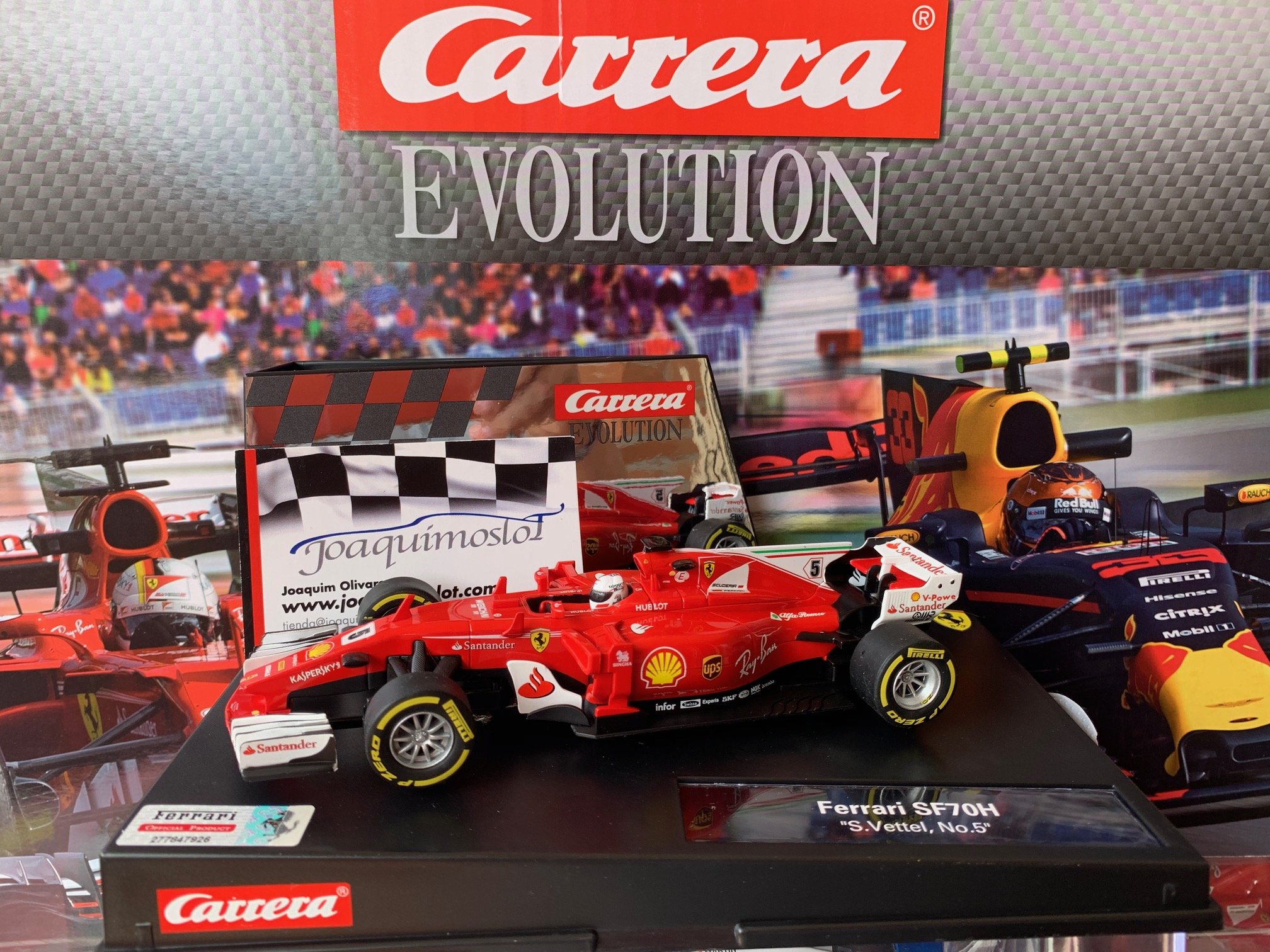 carrera evolution 27575 ferrari sf70h "s.vettel #5