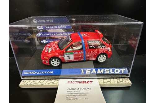 teamslot 13302 citroën zx kit car rally caja cantabria 1997