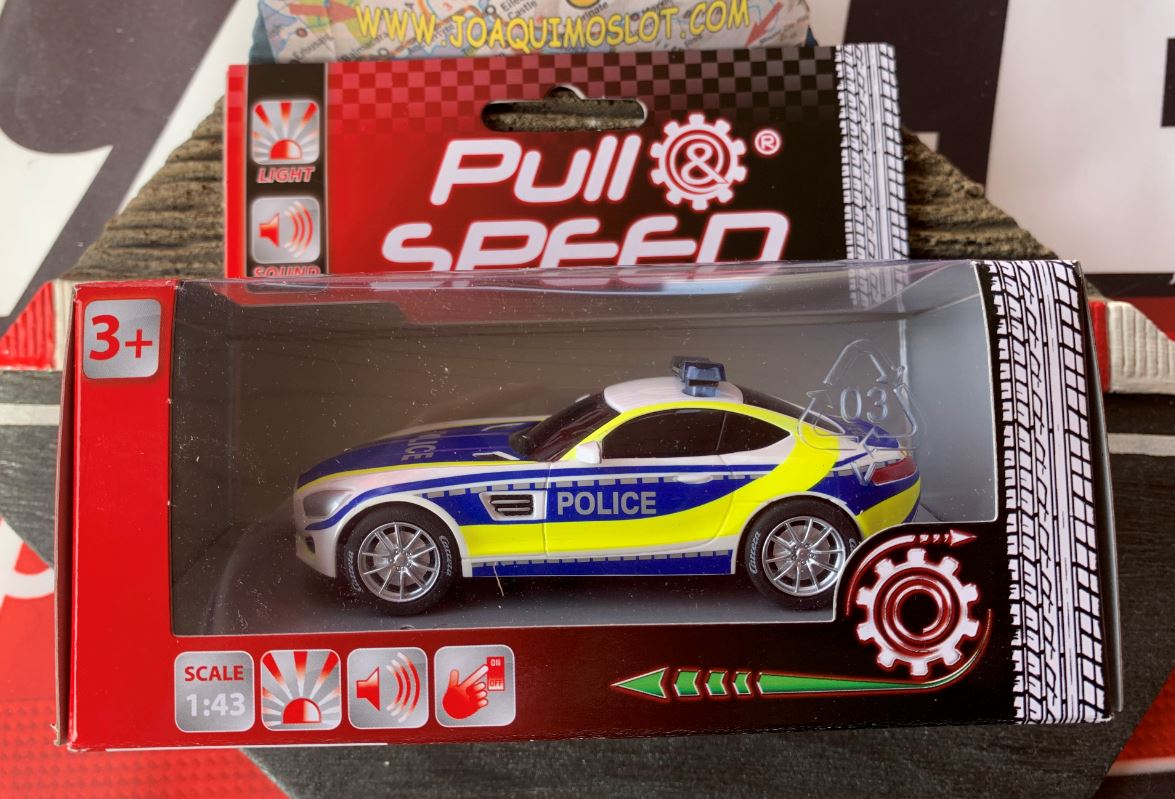 pull&speed 17324 mercedes amg coupe polizei escala 1/43