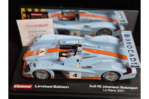carrera exclusiv 1/24 20484 audi r8 gulf limit edition