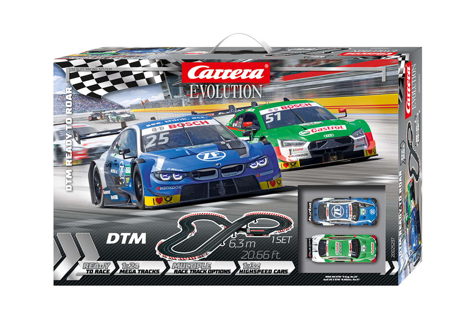 carrera 25237-evolution dtm ready to roar