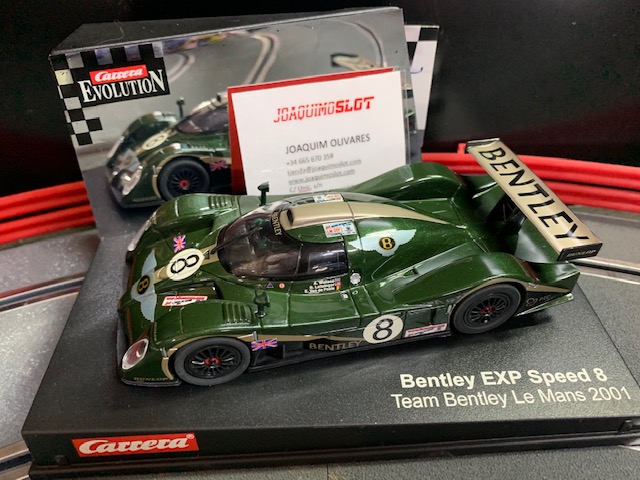 carrera evolution 25452 bentley exp speed 8 lm 2001 no.8