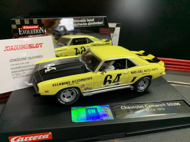 carrera evolution 25712 chevrolet camaro ss396 scca 73