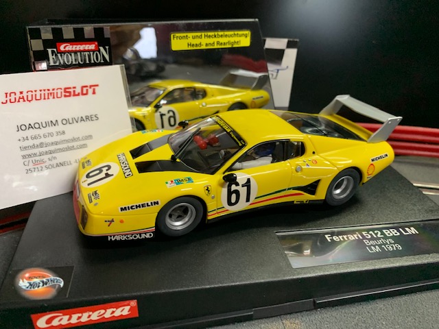 carrera 25728 evolution ferrari 512 bb lm beurlys lm 1979