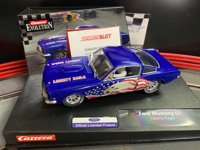 carrera evolution 25744 ford mustang gt liberty eagle