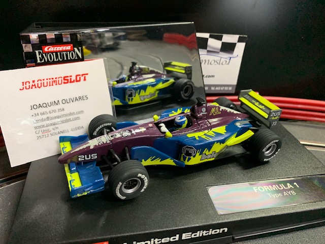 carrera evolution 25789 formula 1 type ayb limit edition