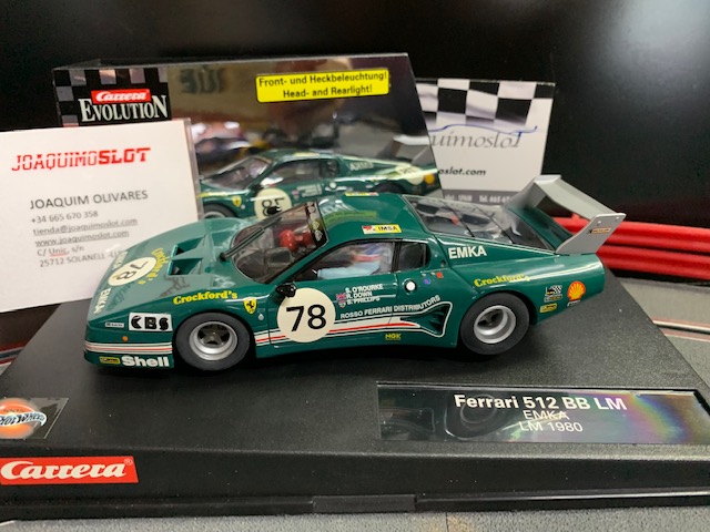 carrera evolution 27101 ferrari 512 bb lm 'emka