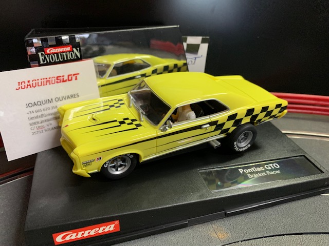carrera evolution 27103 pontiac gto bracket racer