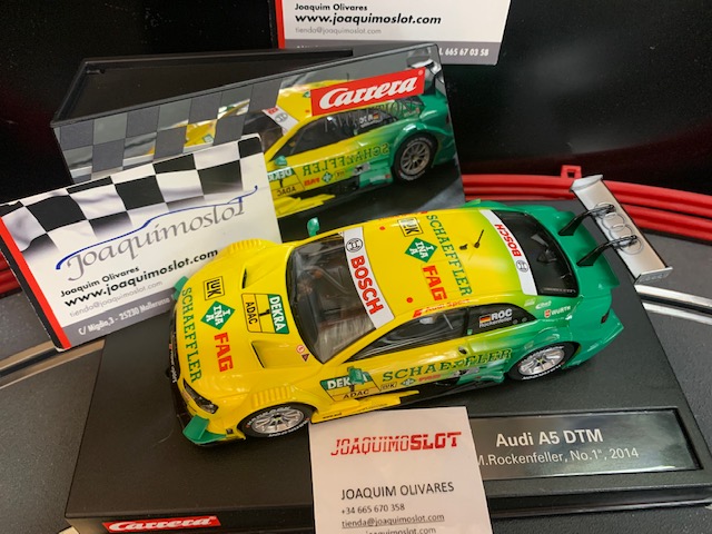 carrera evolution 27473 audi a5 dtm "m.rockenfeller, no.1"