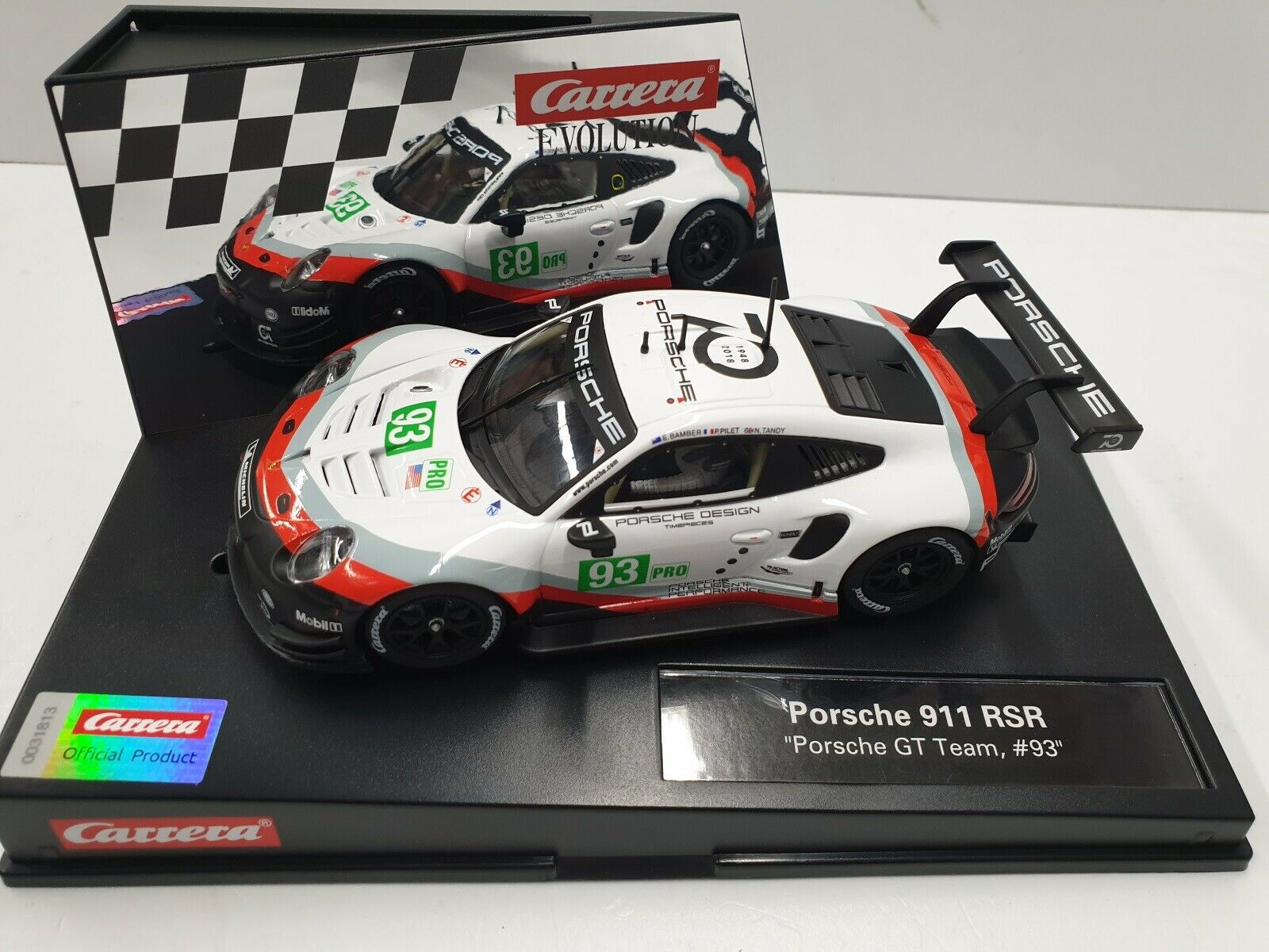 carrera 27607 porche 911 rsr "porche gt equipo, # 93