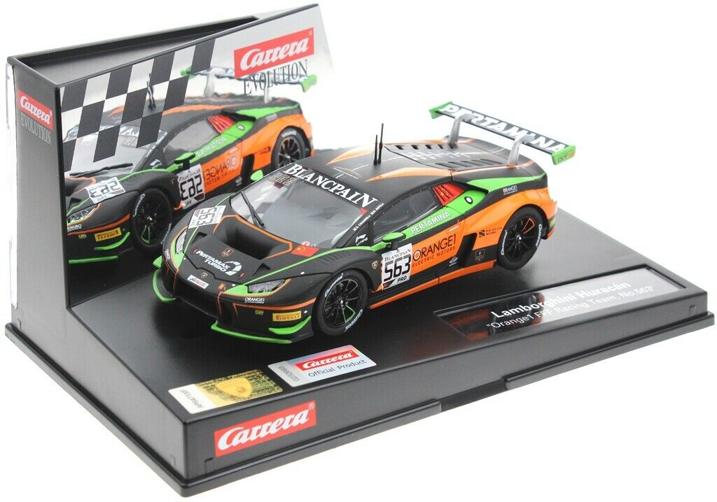 carrera evolution 27620 lamborghini gt3 naranja 1 fff racing tea