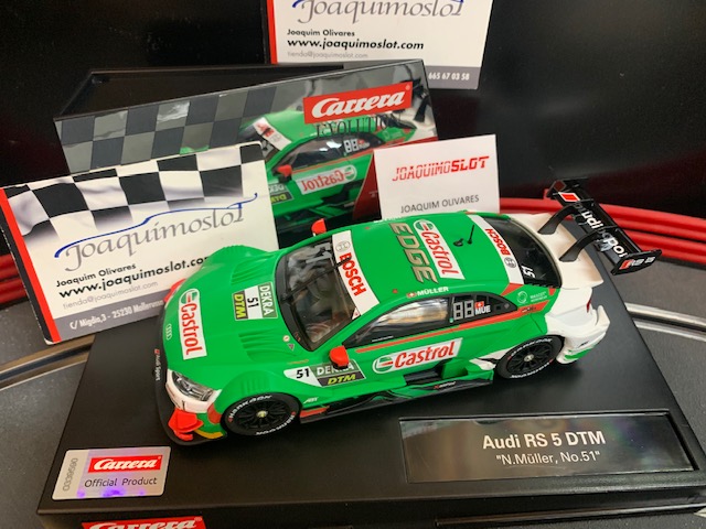 carrera evolution 27642 audi rs 5 dtm "n. müller, nº 51"