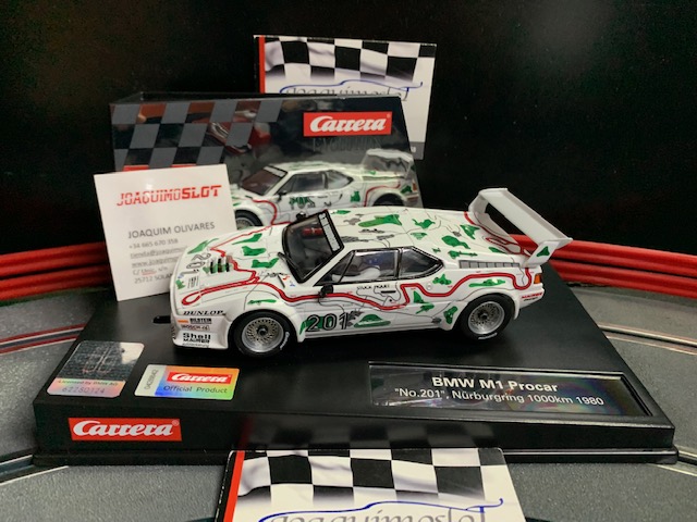 carrera evolution 27648 bmw m1 procar "no.201", nürburgring 1000
