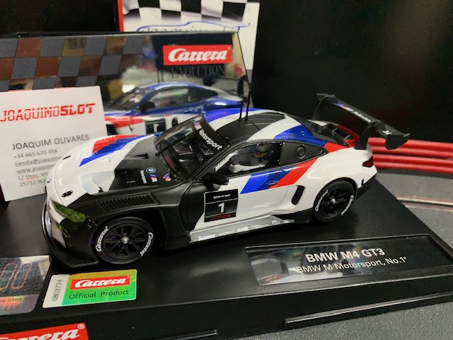 carrera evolution 27686 bmw m4 gt3 "bmw m motorsport, no.1" 2021