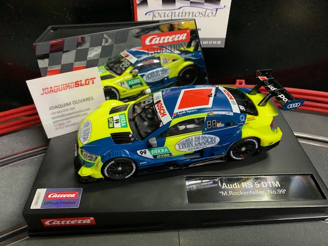 carrera evolution 27692 audi rs5 dtm "m.rockenfeller, no.99"