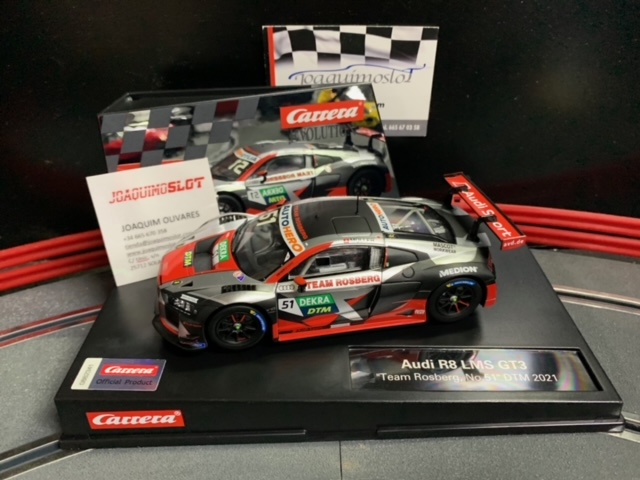 carrera evolution 27705 audi r8 lms gt3 "team rosberg, no.51" dt