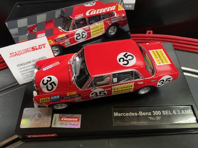 carrera evolution 27712 mercedes 300 sel 6.3 amg "no.35"