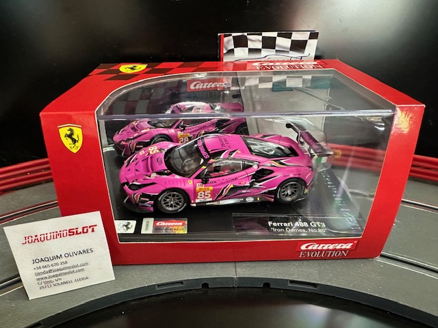 carrera evolution 27750 ferrari 488 gt3 iron dames nº85
