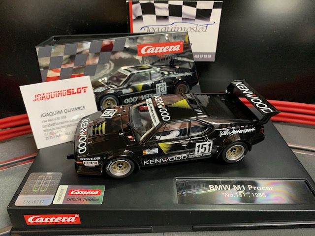 carrera evolution 27754 bmw m1 procar procar nº151 1986