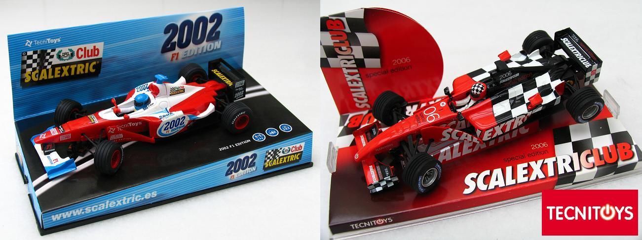 scalextric lote de 2 f1 del club!!!! especial 2024